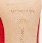 Manolo Blahnik Pre-owned Suede heels Red Dames - Thumbnail 6