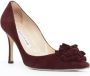 Manolo Blahnik Pre-owned Suede heels Red Dames - Thumbnail 2