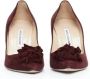 Manolo Blahnik Pre-owned Suede heels Red Dames - Thumbnail 3