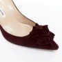 Manolo Blahnik Pre-owned Suede heels Red Dames - Thumbnail 7