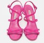 Manolo Blahnik Pre-owned Suede sandals Pink Dames - Thumbnail 2