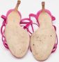 Manolo Blahnik Pre-owned Suede sandals Pink Dames - Thumbnail 5