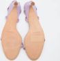 Manolo Blahnik Pre-owned Suede sandals Purple Dames - Thumbnail 6