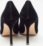 Manolo Blahnik Pre-owned Velvet heels Black Dames - Thumbnail 5