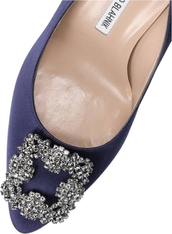 Manolo Blahnik Pumps Blauw Dames