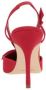 Manolo Blahnik Rode Slingback met Stiletto Hak Red Dames - Thumbnail 2