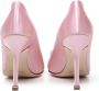 Manolo Blahnik Roze Satijnen Juweelgesp Hak Pink Dames - Thumbnail 3