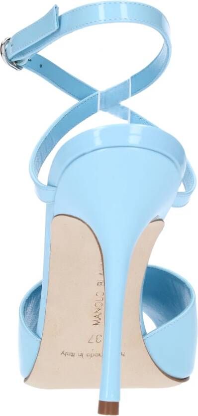 Manolo Blahnik Sandalen Clear Blue Dames