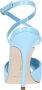 Manolo Blahnik Blauwe Leren Sandalen met Verstelbare Gespsluiting Blue Dames - Thumbnail 3