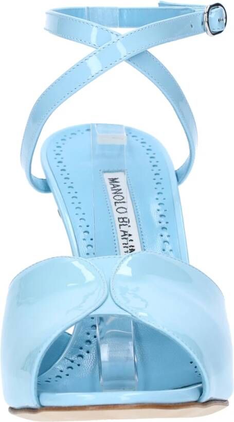 Manolo Blahnik Sandalen Clear Blue Dames