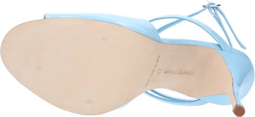 Manolo Blahnik Sandalen Clear Blue Dames