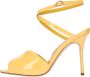 Manolo Blahnik Sandalen Geel Yellow Dames - Thumbnail 2