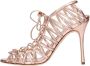 Manolo Blahnik Sandalen Roze Pink Dames - Thumbnail 2