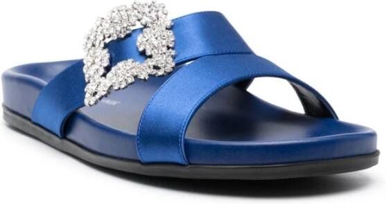 Manolo Blahnik Sandals Blue Dames