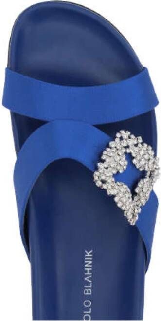 Manolo Blahnik Sandals Blue Dames