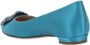 Manolo Blahnik Blauwe Ballerina Schoenen met Kristallen Versiering Blue Dames - Thumbnail 8