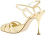 Manolo Blahnik Nappa Leren Stiletto Hak Sandalen Yellow Dames - Thumbnail 3