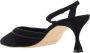 Manolo Blahnik Suede-Effect Pumps met Slingback en Amandelteen Black Dames - Thumbnail 11