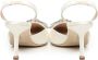 Manolo Blahnik Witte Slingback Pumps met Kristallen Gesp White Dames - Thumbnail 3