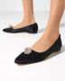 Manolo Blahnik Zwarte Kristal Balletflats Black Dames - Thumbnail 2