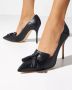 Manolo Blahnik Zwarte leren pumps met kwastje Black Dames - Thumbnail 2