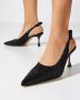 Manolo Blahnik Zwarte Pelagalo pumps met decoratieve plooien Black Dames - Thumbnail 2