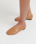 Mansur Gavriel Platte Ballerina Schoenen Beige Dames - Thumbnail 2