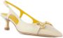 Mara Bini Beige Leren Slingback Sandalen met Horsebit Beige Dames - Thumbnail 2