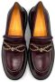 Mara Bini Bordeauxrode Loafer met Gouden Gesp Purple Dames - Thumbnail 3