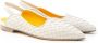 Mara Bini Gevlochten Leren Slingback Schoenen White Dames - Thumbnail 2