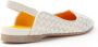 Mara Bini Gevlochten Leren Slingback Schoenen White Dames - Thumbnail 3