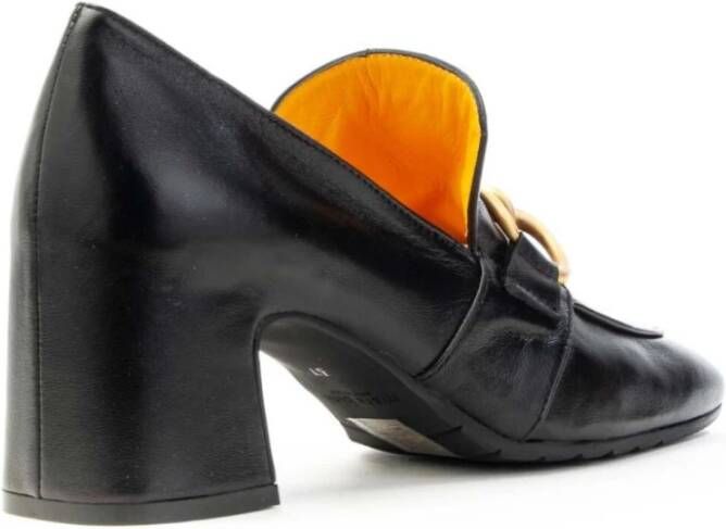 Mara Bini Hakken loafers r260aplack Zwart Dames