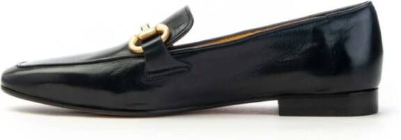 Mara Bini Handschoenleer Loafer met Klem Blue Dames