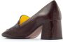 Mara Bini Koffiebruine leren loafer met gespen Brown Dames - Thumbnail 3