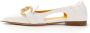 Mara Bini Loafers White Dames - Thumbnail 4