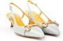 Mara Bini Q186 Slingback Morse Tacco 50 Pumps Blauw Dames - Thumbnail 2