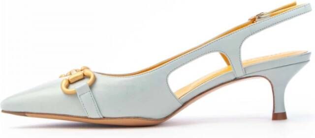 Mara Bini Q186 Slingback Morse Tacco 50 Pumps Blauw Dames