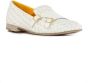 Mara Bini Witte Geweven Leren Loafer Dubbele Gesp White Dames - Thumbnail 2