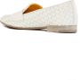 Mara Bini Witte Geweven Leren Loafer Dubbele Gesp White Dames - Thumbnail 3