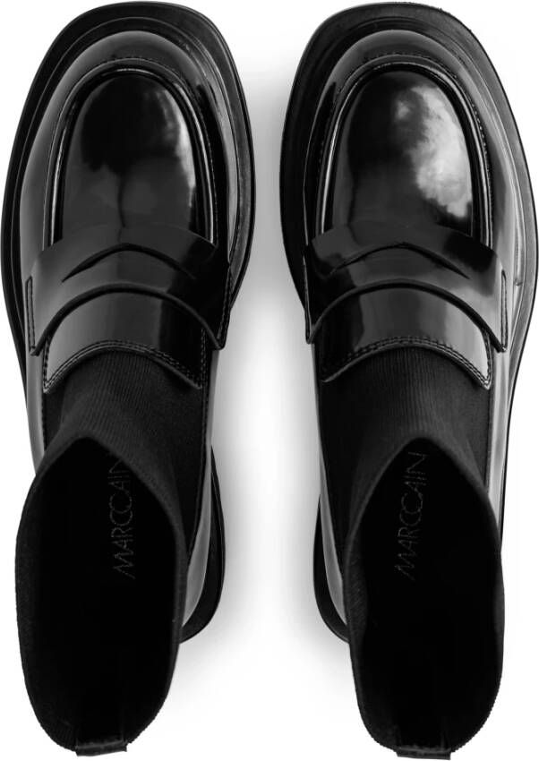 Marc Cain Loafer-Stijl Slip-on Bootie Black Dames