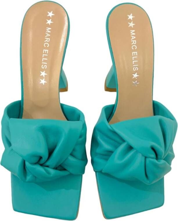 Marc Ellis Heeled Mules Blue Dames