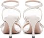 Marc Ellis Witte Leren Sandalen met 9cm Hak White Dames - Thumbnail 5