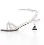 Marc Ellis Zilveren Strass Enkelband Sandalen Gray Dames - Thumbnail 7