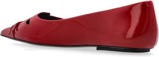 Marc Jacobs Ballerina's 'The Kat' Red Dames