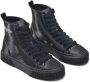 Marc Jacobs Hoge Top Satijnen Sneakers Black Dames - Thumbnail 2