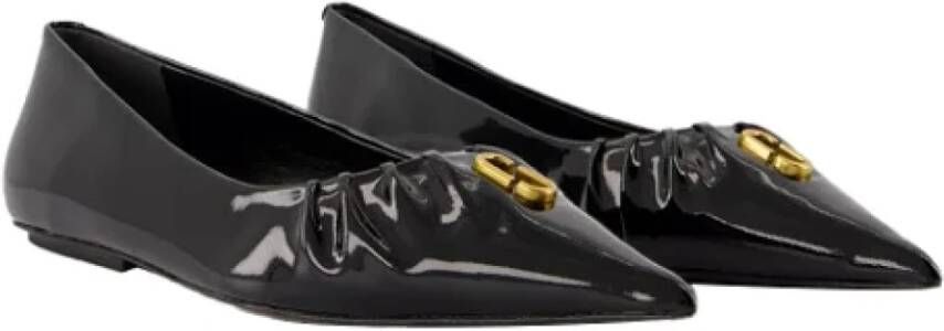 Marc Jacobs Leather flats Black Dames