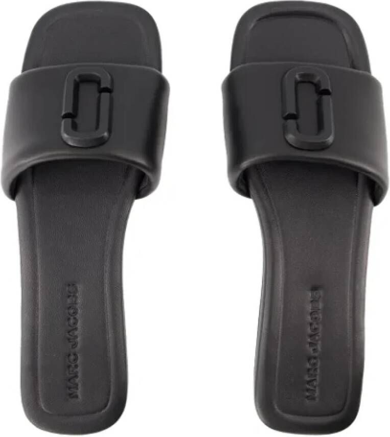 Marc Jacobs Leather sandals Black Dames