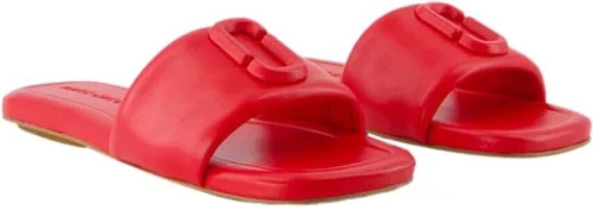 Marc Jacobs Leather sandals Red Dames