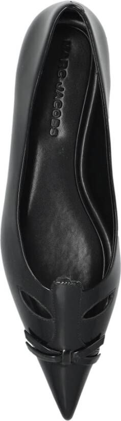 Marc Jacobs Leren ballerina's Black Dames