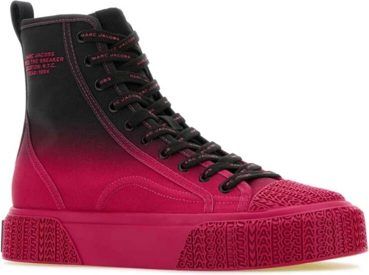 Marc Jacobs Ombré High Top Canvas Sneakers Multicolor Dames